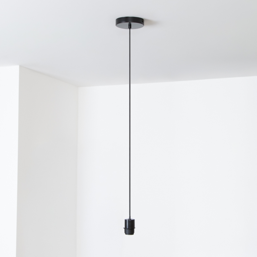 Brilagi - Lampadario LED sospeso con cavo CERIA BOHO 1xE27/40W/230V diam. 60 cm in rafia