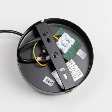 Brilagi - Lampadario LED sospeso con cavo CERIA BOHO 1xE27/40W/230V diam. 60 cm in rafia