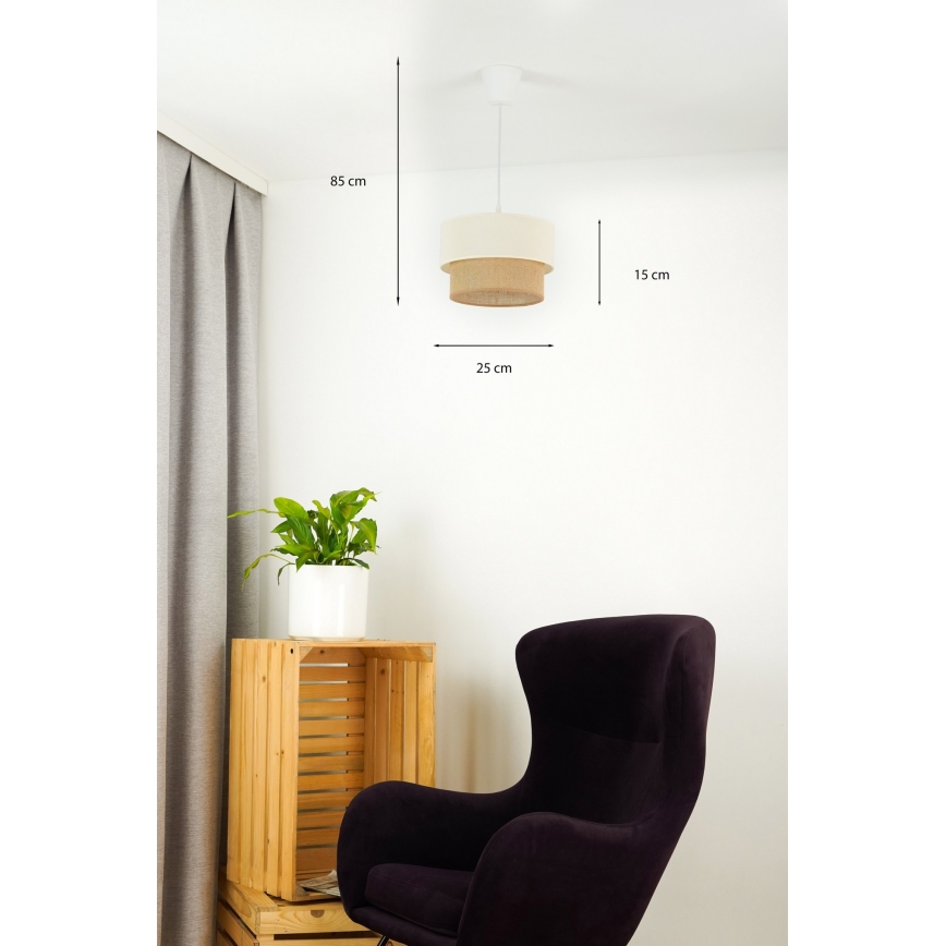Brilagi - Lampadario LED su cavo BOHO STYLE 1xE27/15W/230V diam. 25 cm