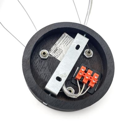 Brilagi - Lampadario LED su cavo CARVALHO SMOKEY 3xE27/60W/230V rovere Ø 47,5 cm