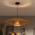 Brilagi - Lampadario LED su cavo CERIA BOHO 1xE27/40W/230V diam. 70 cm nero/marrone