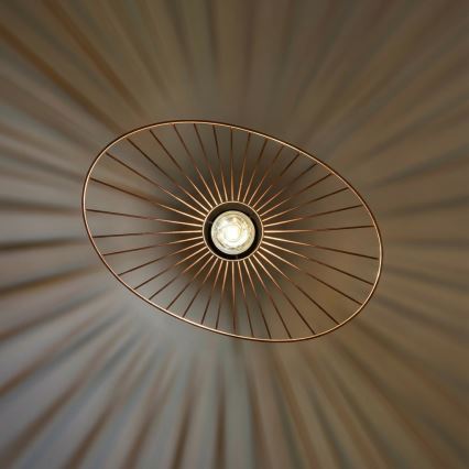 Brilagi - Lampadario LED su cavo CERIA WIRE 1xE27/40W/230V 40x56 cm bronzo