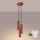 Brilagi - Lampadario LED su cavo CRESTO 3xGU10/10W/230V rosso