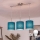 Brilagi - Lampadario LED su cavo NUBILA 3xE27/60W/230V blu scuro