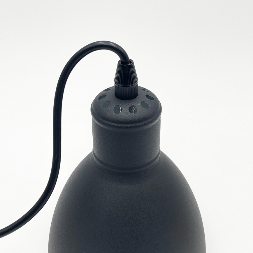 Brilagi - Lampadario LED su cavo RIDDY 1xE27/60W/230V nero