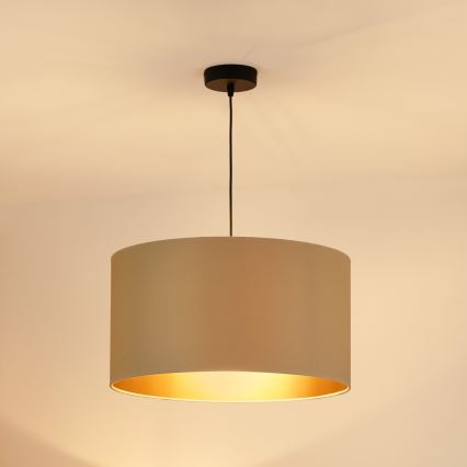 Brilagi - Lampadario a cavo OREGON ROLLER VEGE 1xE27/15W/230V diam. 45 cm beige