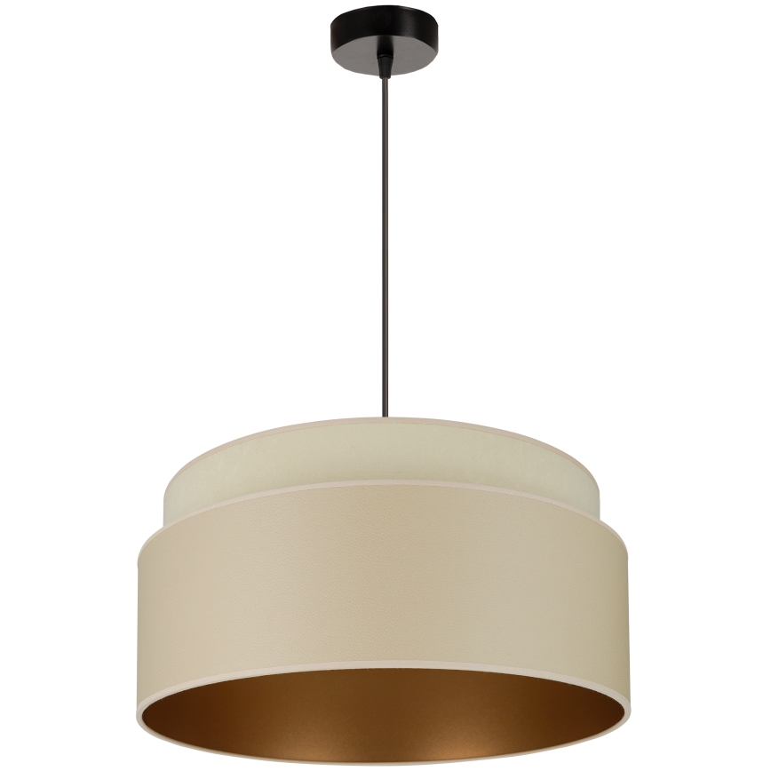 Brilagi - Lampadario a cavo OREGON VEGE 1xE27/15W/230V diam. 45 cm beige