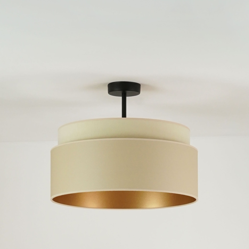 Brilagi - Plafoniera OREGON VEGE 1xE27/15W/230V diam. 45 cm beige