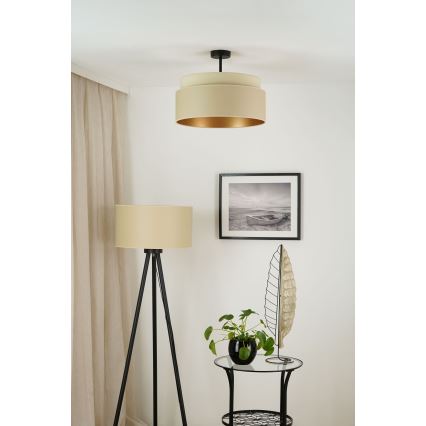 Brilagi - Plafoniera OREGON VEGE 1xE27/15W/230V diam. 45 cm beige