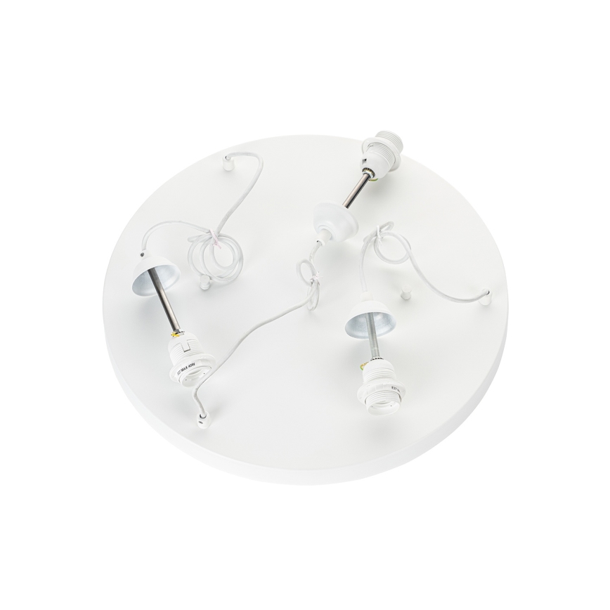 Brilagi - Lampadario sospeso a cavo WABI SABI 3xE27/40W/230V Ø 82 cm bianco