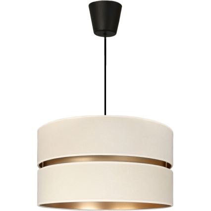 Brilagi - Lampadario sospeso con cavo DUO-DUO, 1xE27/60W/230V, Ø 40 cm, crema/oro