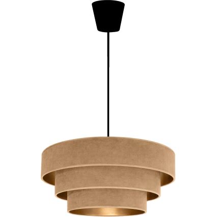 Brilagi - Lampadario sospeso con cavo LUNETA 1xE27/60W/230V Ø 40 cm beige/oro