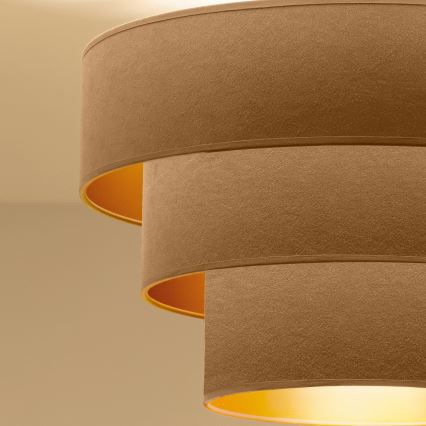Brilagi - Lampadario sospeso con cavo LUNETA 1xE27/60W/230V Ø 40 cm beige/oro