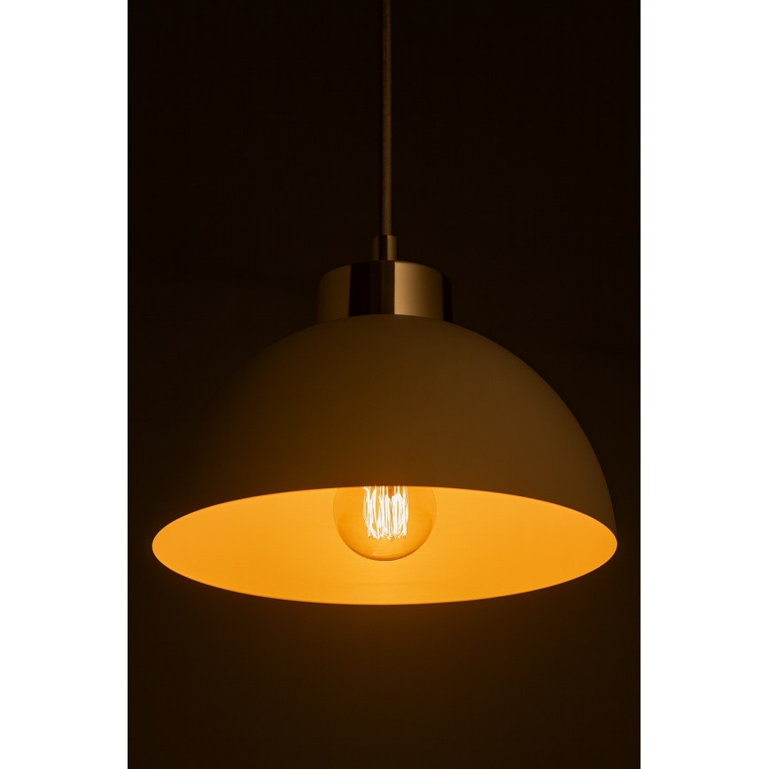 Brilagi - Lampadario sospeso con cavo MOON 1xE27/60W/230V Ø 18 cm beige/oro