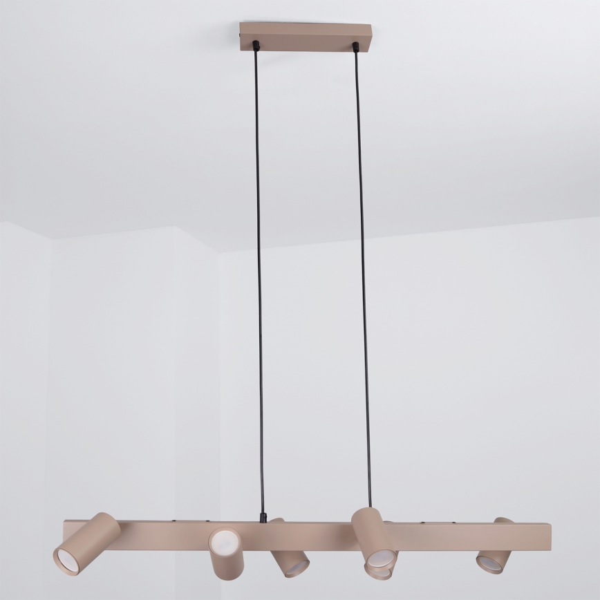 BRILAGI - Lampadario sospeso con cavo SELE 6xGU10/30W/230V beige