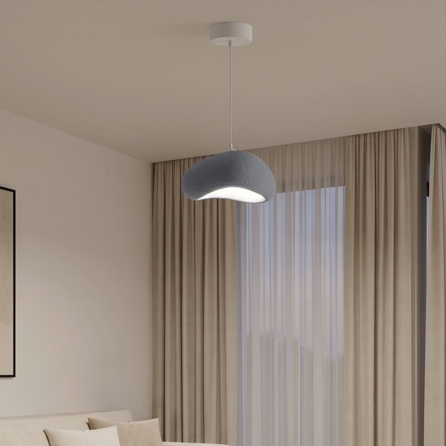 Brilagi - Lampadario sospeso con cavo WABI SABI 1xE27/40W/230V Ø 35 cm grigio