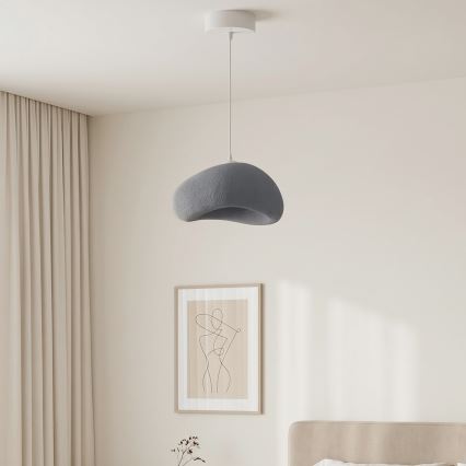 Brilagi - Lampadario sospeso con cavo WABI SABI 1xE27/40W/230V Ø 35 cm grigio