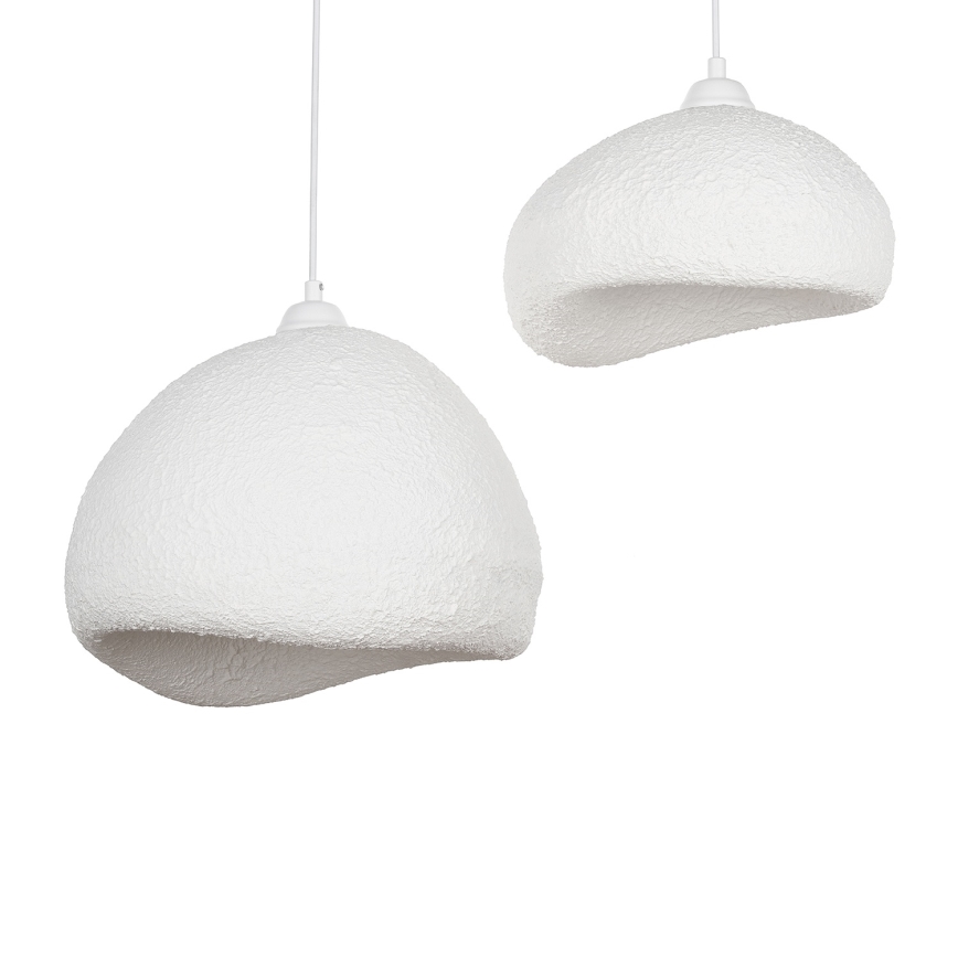 Brilagi - Lampadario sospeso con cavo WABI SABI 2xE27/40W/230V Ø 70 cm bianco