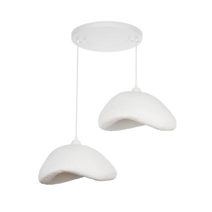Brilagi - Lampadario sospeso con cavo WABI SABI 2xE27/40W/230V Ø 74 cm bianco