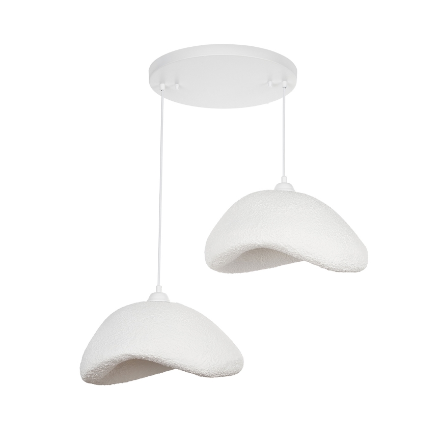 Brilagi - Lampadario sospeso con cavo WABI SABI 2xE27/40W/230V Ø 74 cm bianco