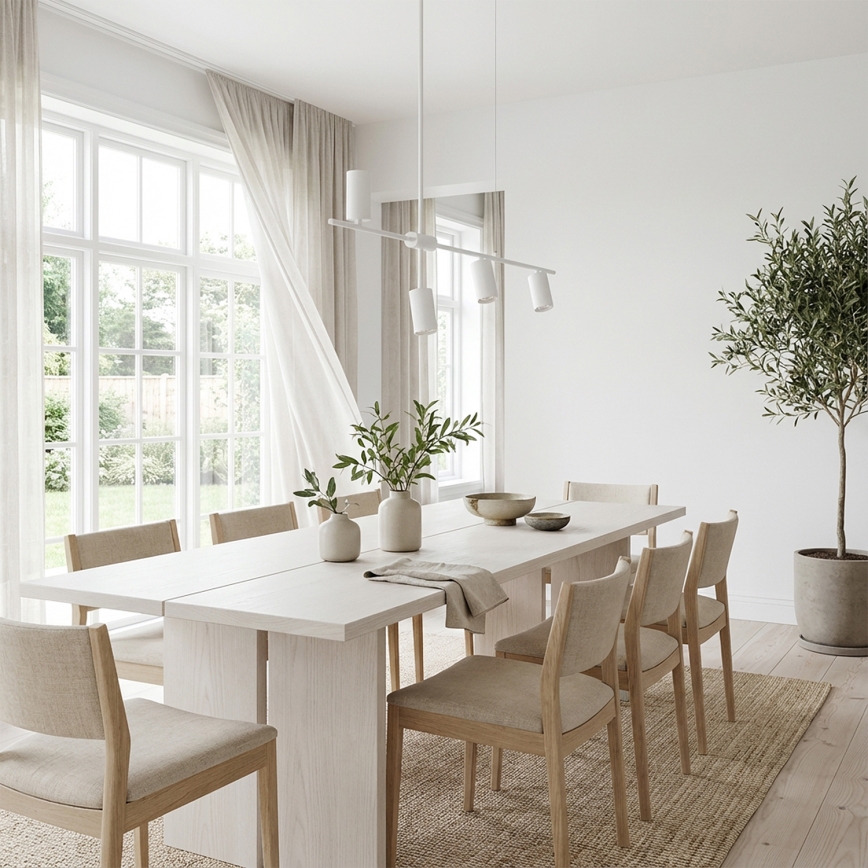 BRILAGI - Lampadario sospeso CRANE 4xGU10/30W/230V bianco