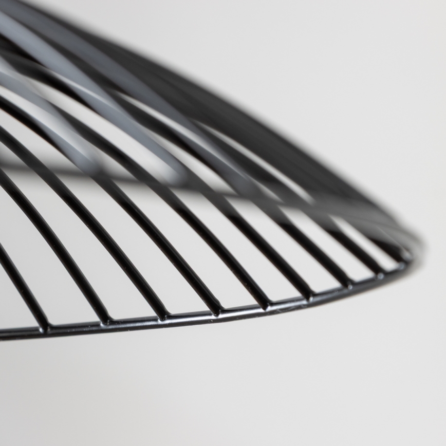 Brilagi - Lampadario sospeso LED CERIA WIRE 1xE27/40W/230V Ø 38 cm nero
