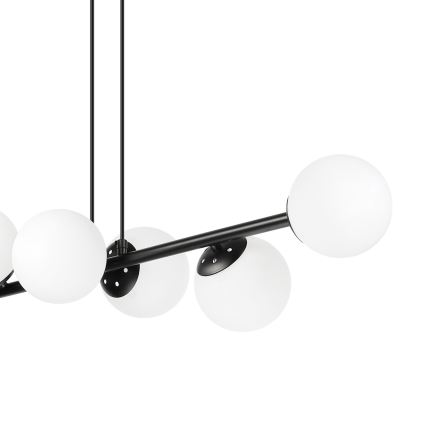 Brilagi - Lampadario sospeso MALONY 6xE14/20W/230V nero