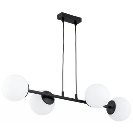 Brilagi - Lampadario sospeso MILO 4xE27/60W/230V nero