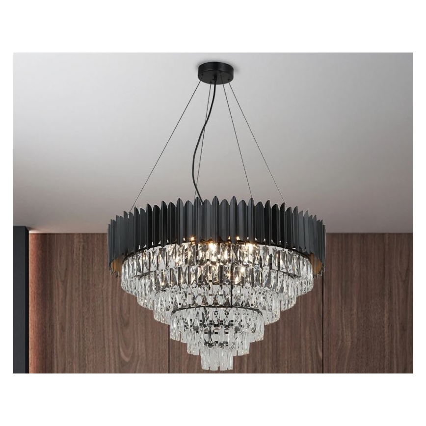 Brilagi - Lampadario sospeso su cavo CARLOS 11xE14/40W/230V Ø 80 cm