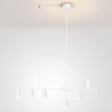 Brilagi - Lampadario sospeso su cavo CRANE 6xGU10/30W/230V bianco
