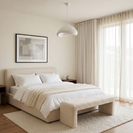 Brilagi - Lampadario sospeso su cavo WABI SABI 1xE27/40W/230V Ø 52 cm bianco