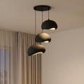 BRILAGI - Lampadario sospeso su cavo WABI SABI 3xE27/40W/230V Ø 60 cm nero