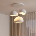 Brilagi - Lampadario sospeso su cavo WABI SABI 3xE27/40W/230V Ø 82 cm bianco