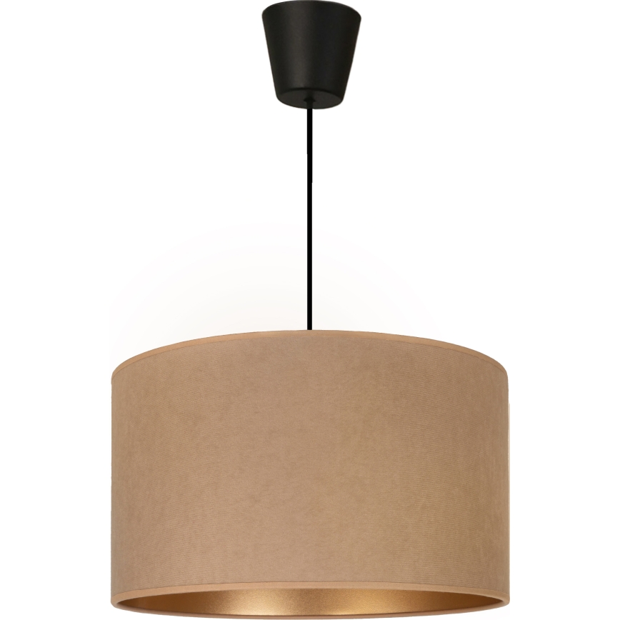 Brilagi - Lampadario sospeso VELVET con cavo 1xE27/60W/230V Ø 40 cm beige/oro