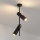 Brilagi - Lampadario su asta BRANCH 2xGU10/30W/230V nero