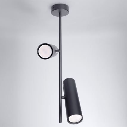 Brilagi - Lampadario su asta BRANCH 2xGU10/30W/230V nero