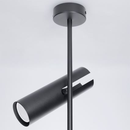 Brilagi - Lampadario su asta BRANCH 2xGU10/30W/230V nero