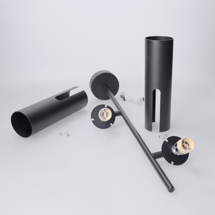 Brilagi - Lampadario su asta BRANCH 2xGU10/30W/230V nero
