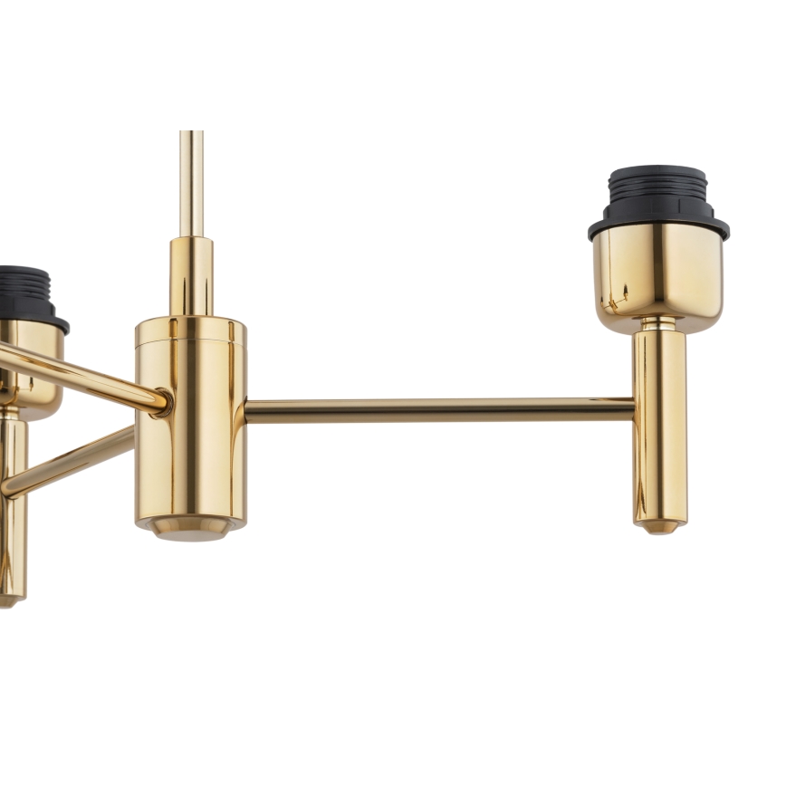 Brilagi - Lampadario su asta MONTE 3xE27/60W/230V beige/oro