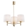 Brilagi - Lampadario su asta MONTE 3xE27/60W/230V crema/oro