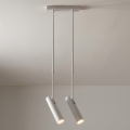 Brilagi - Lampadario su asta SELE 2xGU10/30W/230V bianco