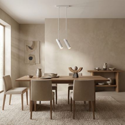 Brilagi - Lampadario su asta SELE 2xGU10/30W/230V bianco