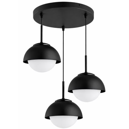 BRILAGI - Lampadario su cavo COSMO 3xE27/60W/230V nero