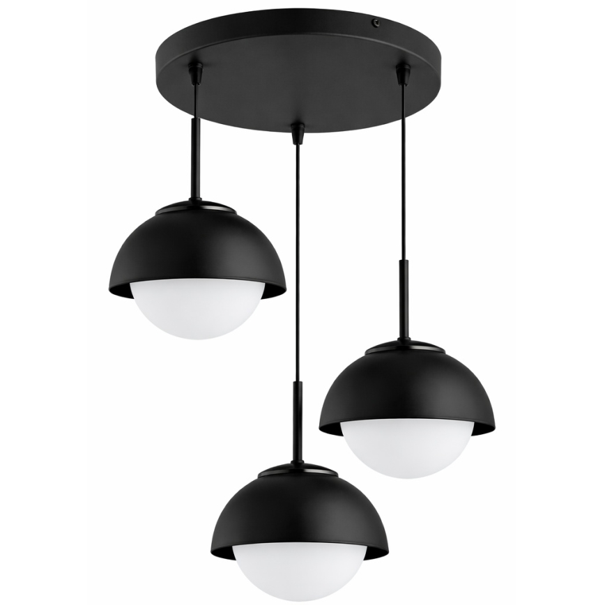 BRILAGI - Lampadario su cavo COSMO 3xE27/60W/230V nero