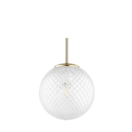 Brilagi - Lampadario su cavo STELLA 1xE27/60W/230V Ø 18 cm beige/oro