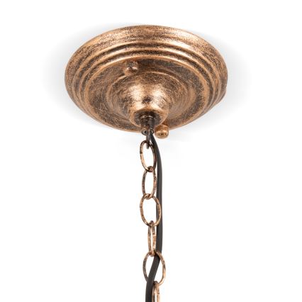 Brilagi - Lampadario Tiffany in vetro colorato a catena SUNFLOWER 1xE27/60W/230V Ø 40 cm