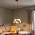 Brilagi - Lampadario Tiffany in vetro colorato su catena JUNGLE 1xE27/60W/230V Ø 40 cm