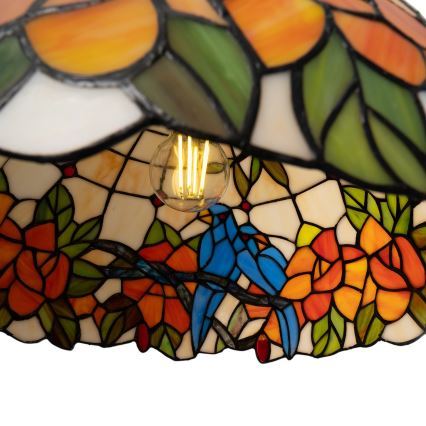 Brilagi - Lampadario Tiffany in vetro colorato su catena JUNGLE 1xE27/60W/230V Ø 40 cm