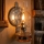 Brilagi - Lampe à pétrole MERLIN avec miroir, chrome brillant