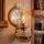 Brilagi - Lampe à pétrole MERLIN avec miroir, finition dorée/patinée
